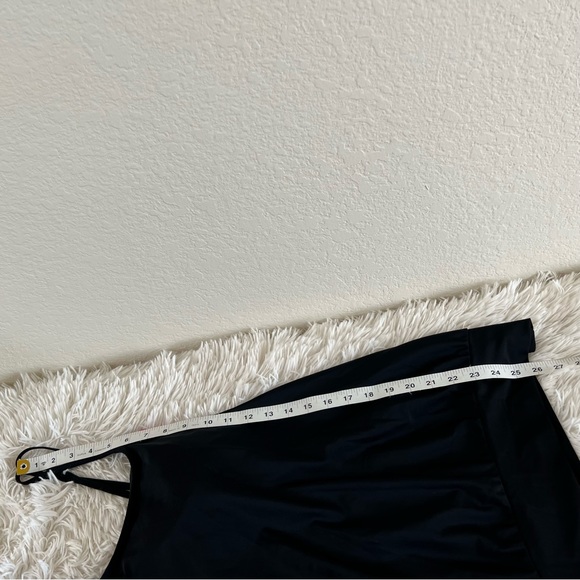 Sporti Women's Black/Pink Active Color Block Double Cross Tankini Swim Top Sz M - Picture 7 of 9